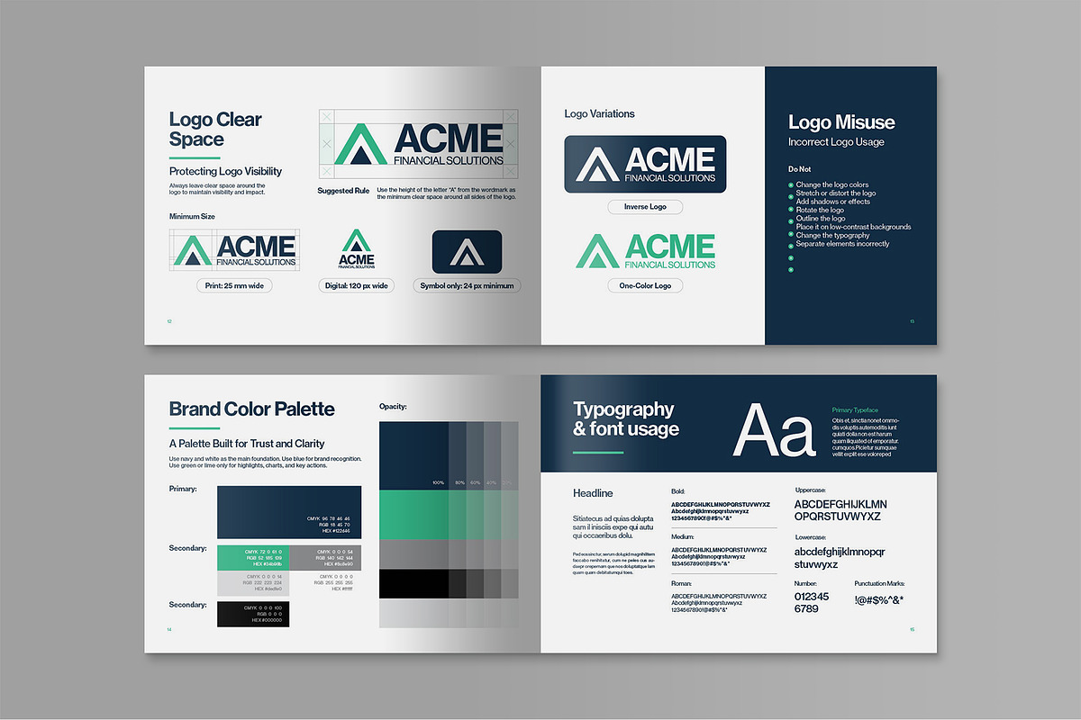 Brand Guidelines Template, a Brochure Template by BrandPacks (Photo 5 of 7)