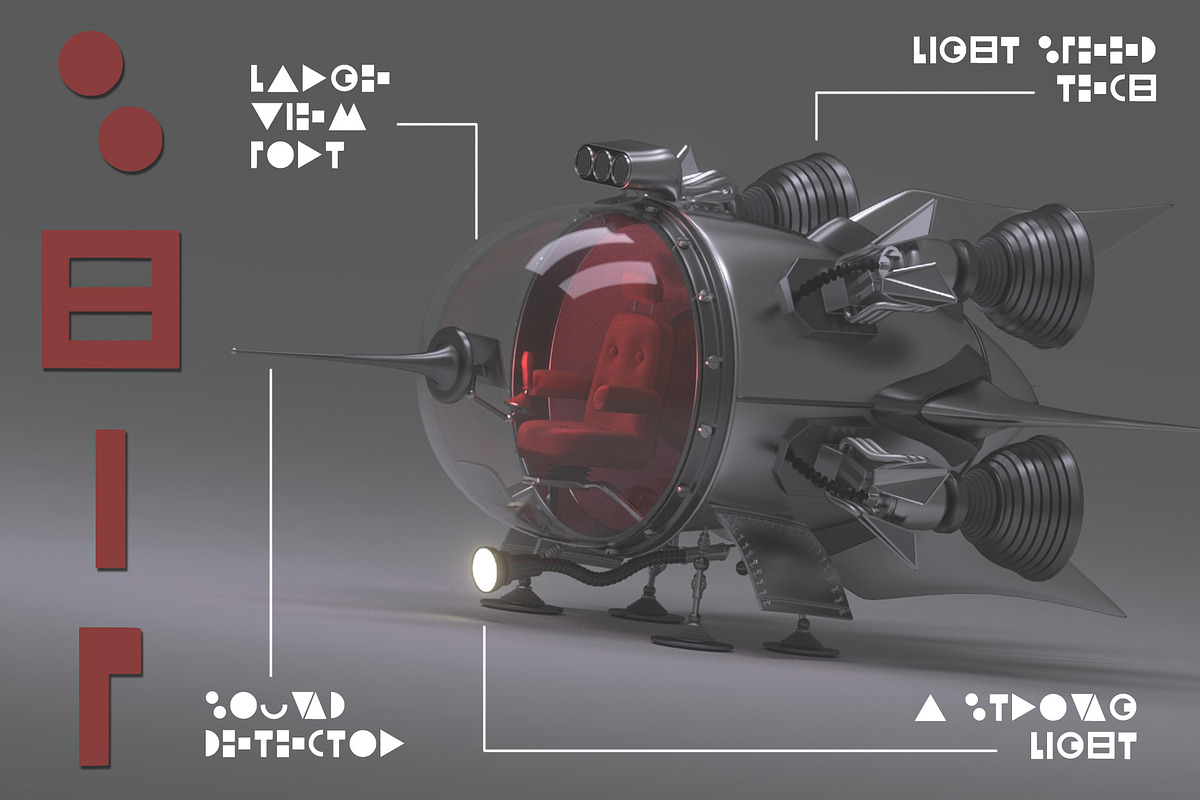 NOVA - An Alien Language Typeface preview 4