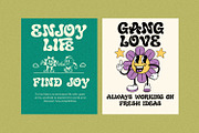 Gediol Paund Groovy Retro Font, a Sans Serif Font by Maulana Creative (Thumbnail 3 of 7)