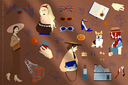 Josephine Collage Set, a Decorative Illustration by NassyArt (Thumbnail 2 of 11)