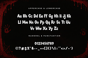 Blood Sauce - Horror Display Font, a Blackletter Font by overlaytemplates (Thumbnail 4 of 5)