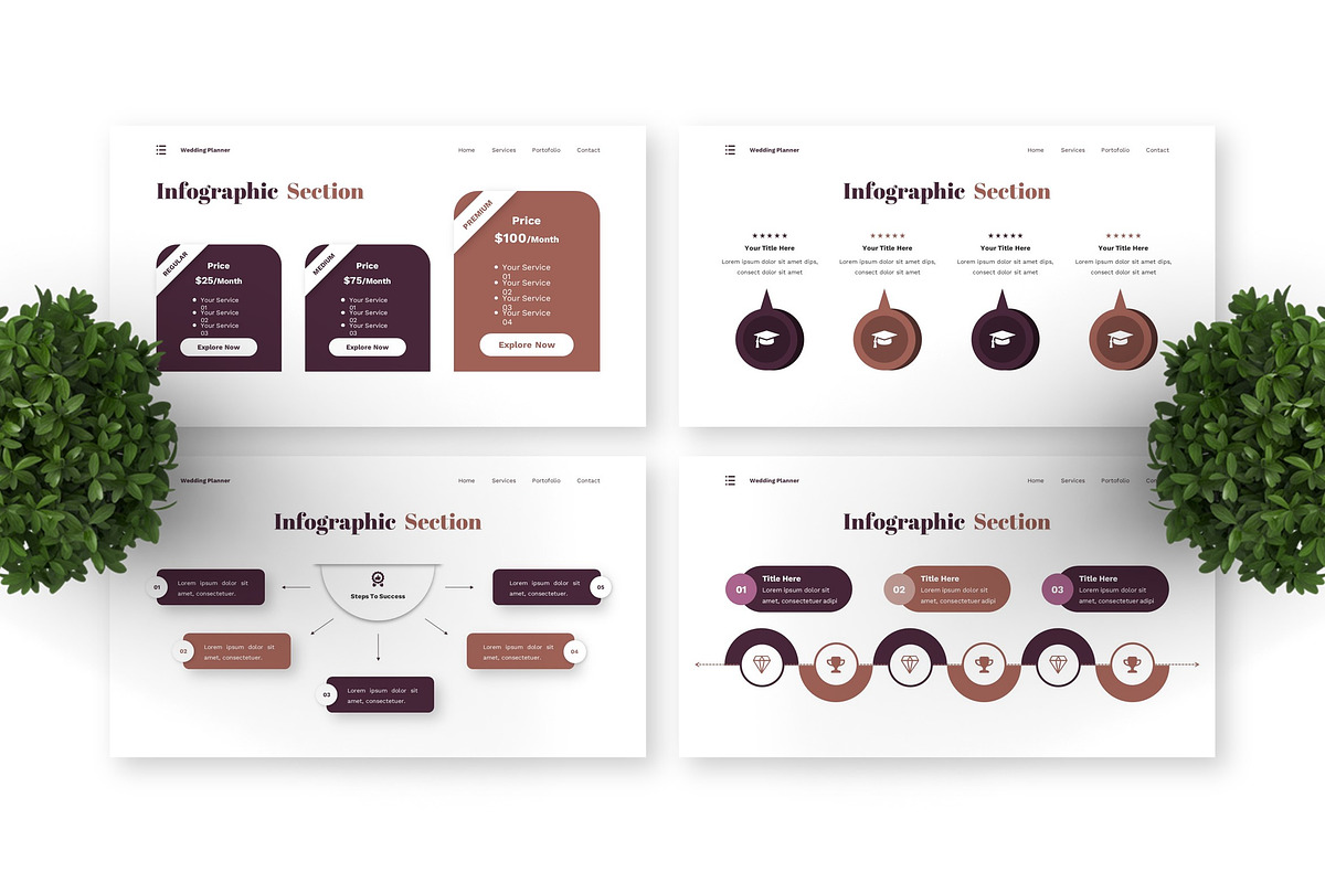 Wedding Planner - Weding Powerpoint, a Presentation Template by Deepslide Studio (Photo 2 of 6)