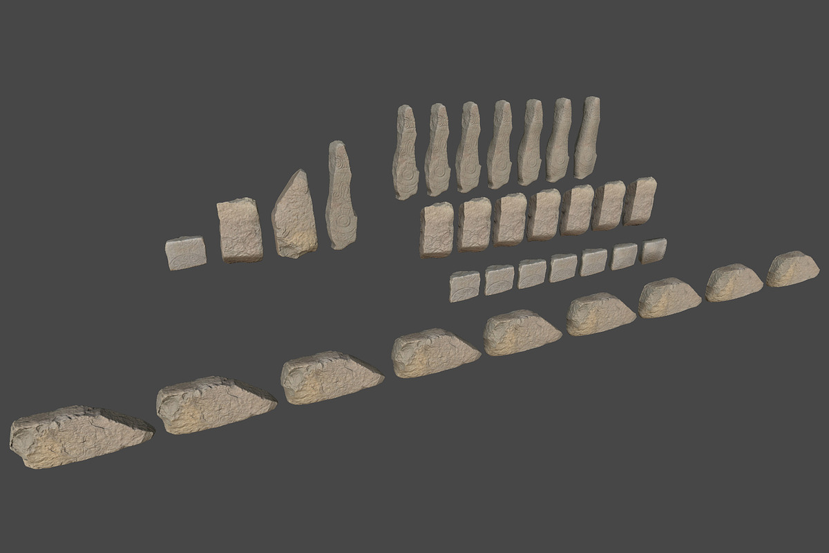 Fantasy Stones, an Environmental 3D Model by Beatheart Creative Studio (Photo 8 of 18)