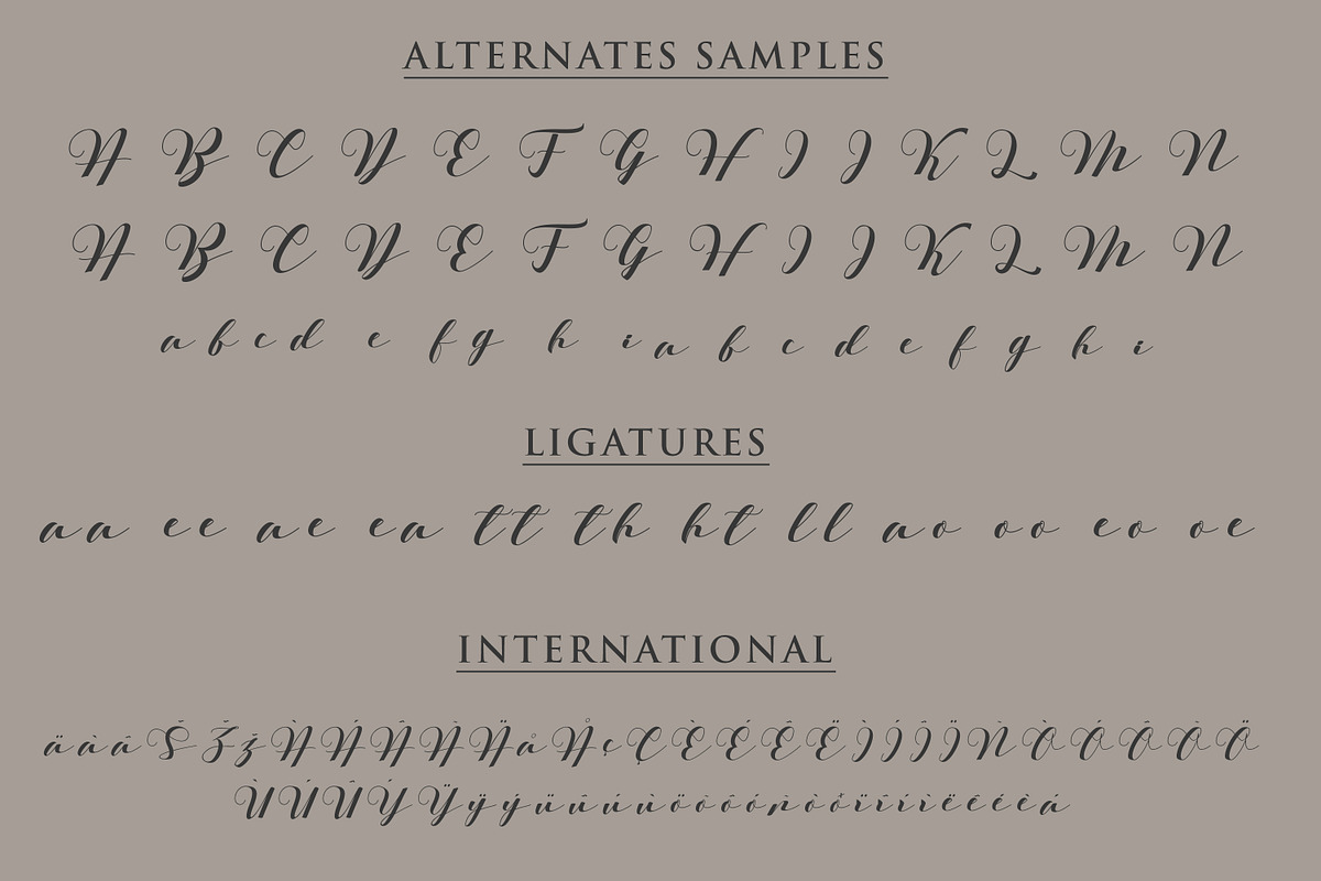 Mellisa Modern Handwritten Font, a Handwritten Font by Guavanaboy (Photo 7 of 8)