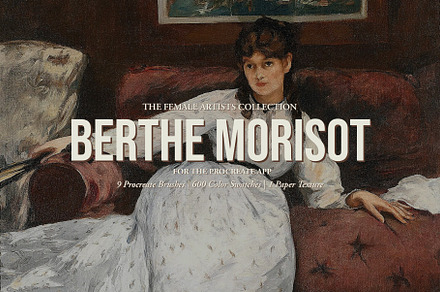 Berthe Morisot Procreate Kit, a Brush Add-On by Digi Life