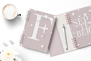 A5 Printable Planner Covers Set, a Stationery Template by The GG Shop (Thumbnail 6 of 11)