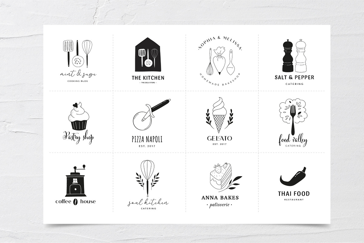 Cook & Bake logos collection, a Branding & Logo Template by Marish (Photo 4 of 11)