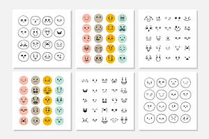 Set Of Smiley Faces. Emoji. Smile!