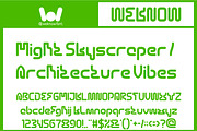 Cyber City font, a Font by weknow (Thumbnail 2 of 8)