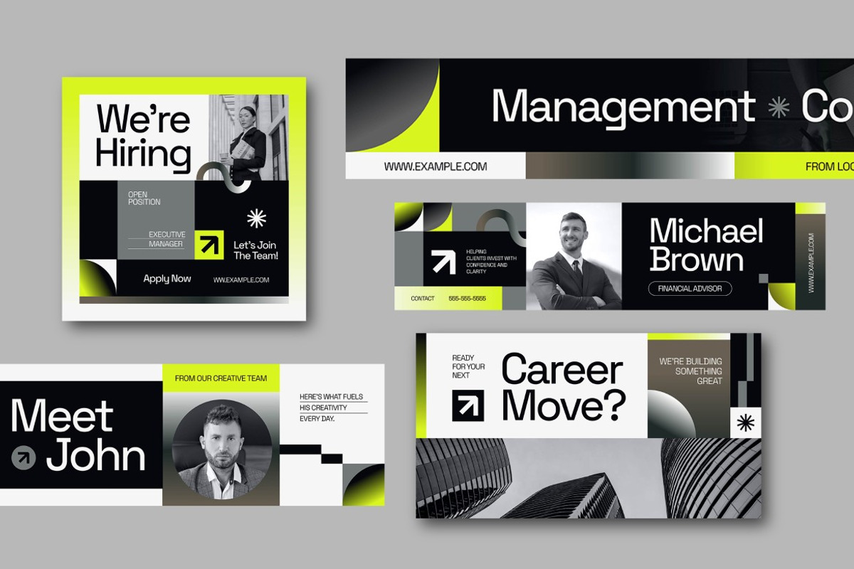 Business Linkedin Set preview 3