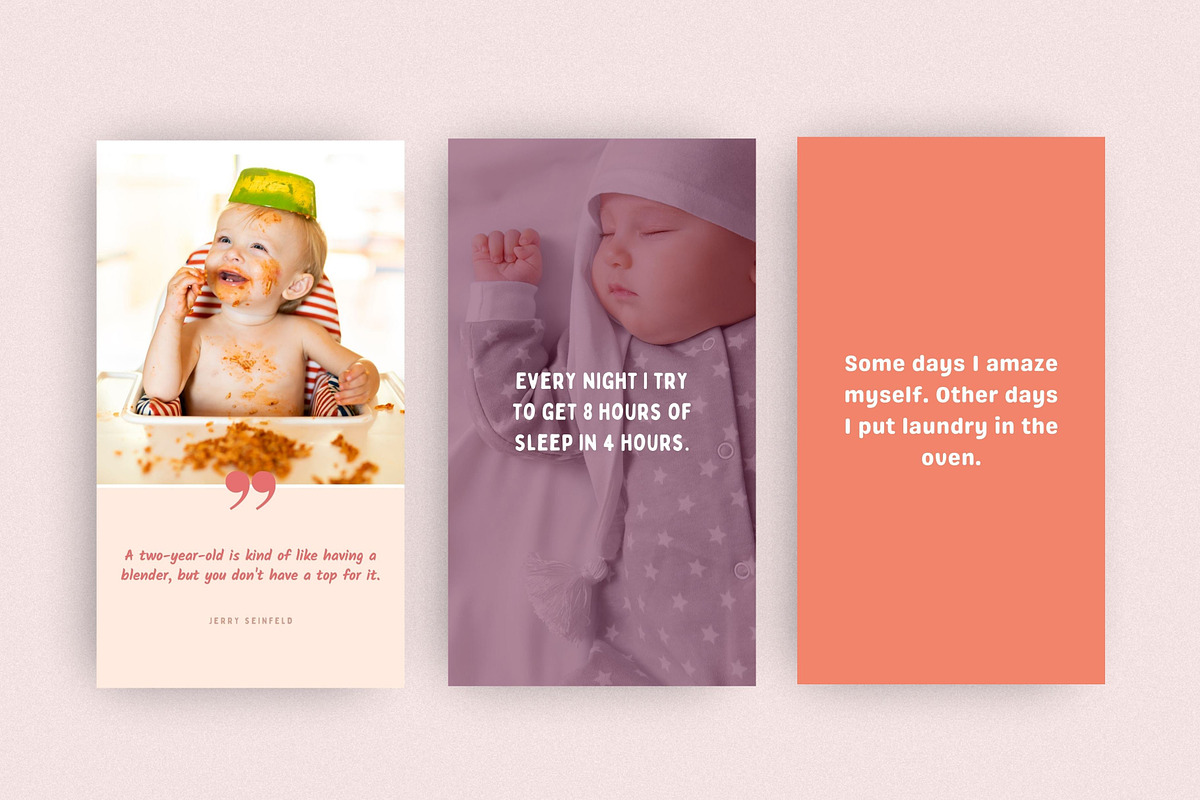 Mom Life Quote Templates Canva, a Social Media Template by DeeBeeDesign (Photo 7 of 9)