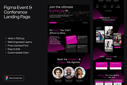 Figma Event Organizer Landing Page, a Landing Page Template by Musara (Thumbnail 1 of 6)