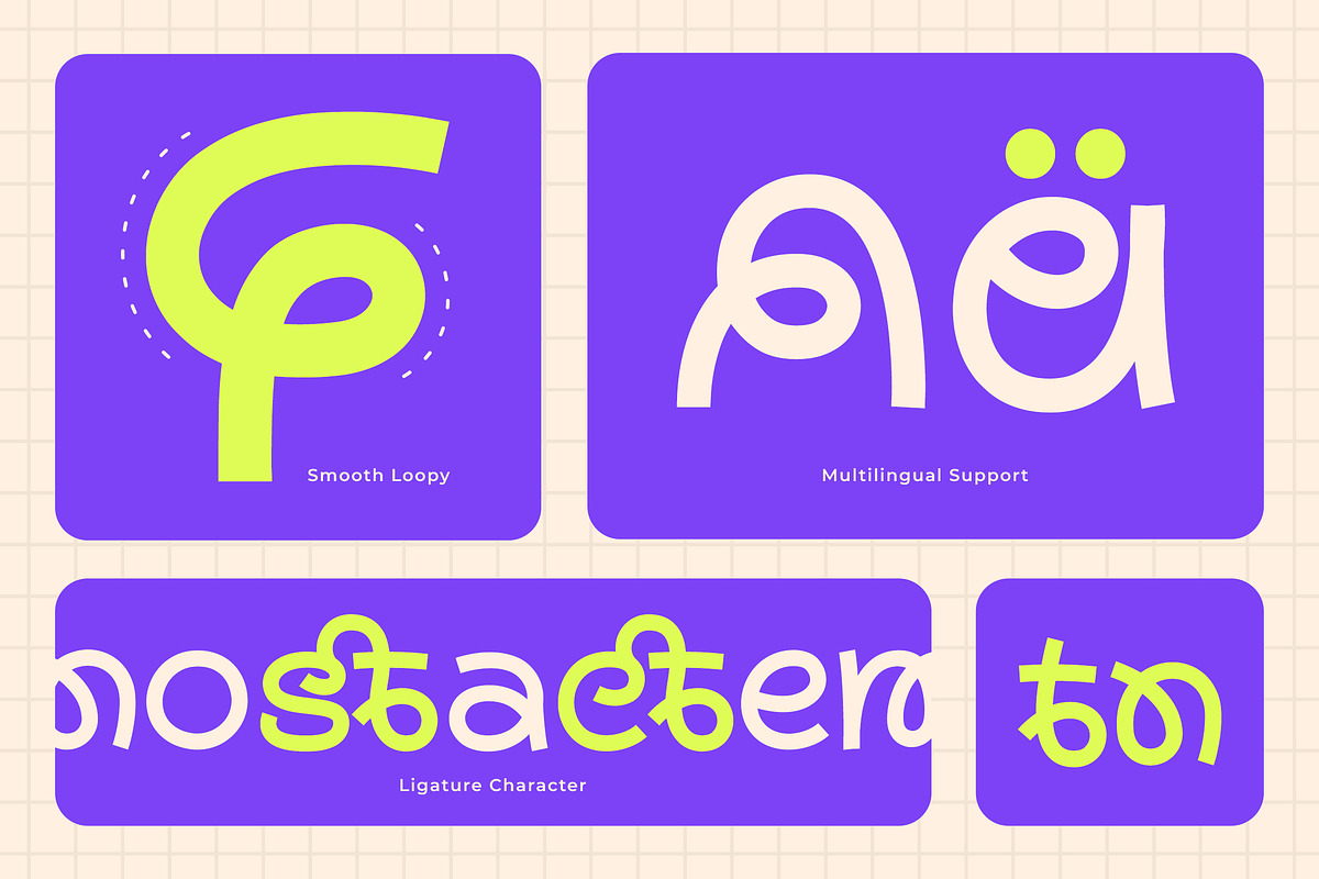 Flowite - Modern Loopy Sans Font, a Sans Serif Font by Typia Nesia (Photo 9 of 9)