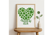 Blessed by Luck Wall Art Shamrock, a Background Graphic by LaseredNinja (Thumbnail 2 of 7)