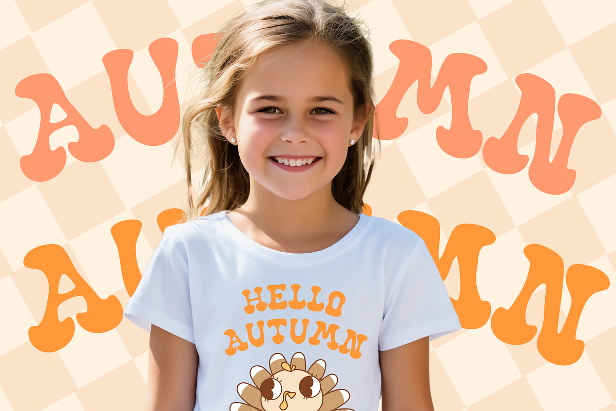 Retro Fall is a stylish retro groovy, a Serif Font by Brown Cupple (Photo 2 of 5)