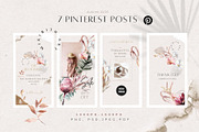 BOHO STYLED TEMPLATES CANVA, a Presentation Template by Alisa Mikibith Art (Thumbnail 4 of 9)
