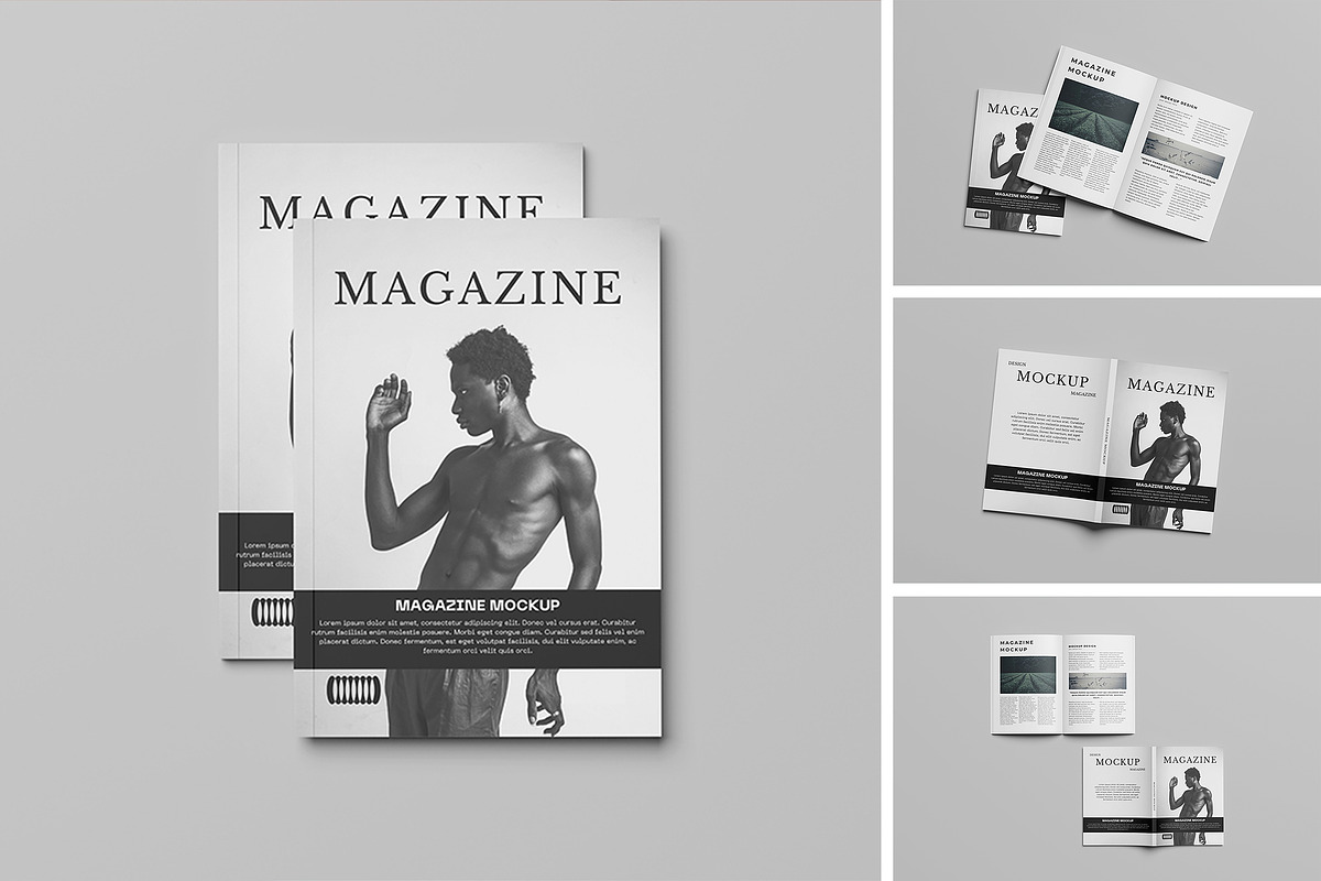 A4 Magazine Mockup, a Books & Magazine Mockup by mahhyud (Photo 1 of 5)