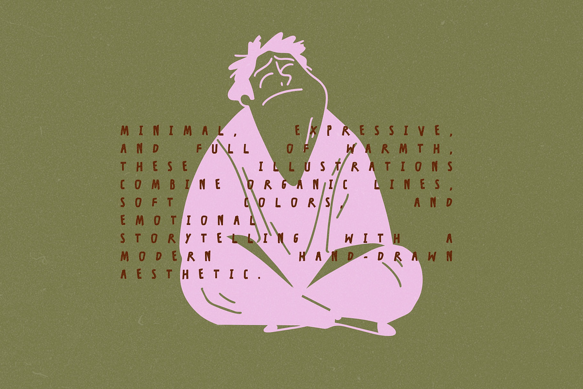 Mental Wellness: 50 Mindful Moments, a Person Illustration by Veyla (Photo 10 of 15)