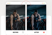 Gym lightroom presets Gym filter, a Preset Add-On by presetsroom (Thumbnail 11 of 13)