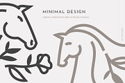 24 EQUINE LOGOS | fully editable, a Branding & Logo Template by Favete Art (Thumbnail 9 of 10)
