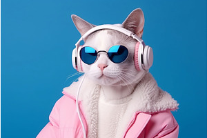 Cat Sunglasses. Generate Ai