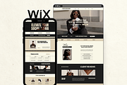 Wix Website Template Small Business, a Wix Template by Branding Babe Co. (Thumbnail 1 of 10)