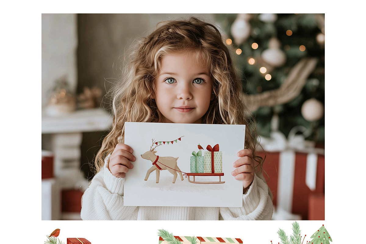 Magical Christmas - kids collections, a Seasonal Illustration by polikarpovaart (Photo 7 of 20)