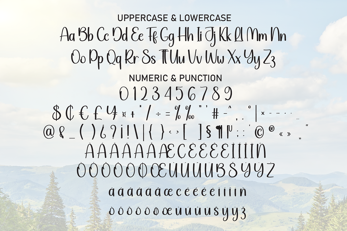 Mountain | Script Font, a Script Font by Scratchones (Photo 7 of 9)