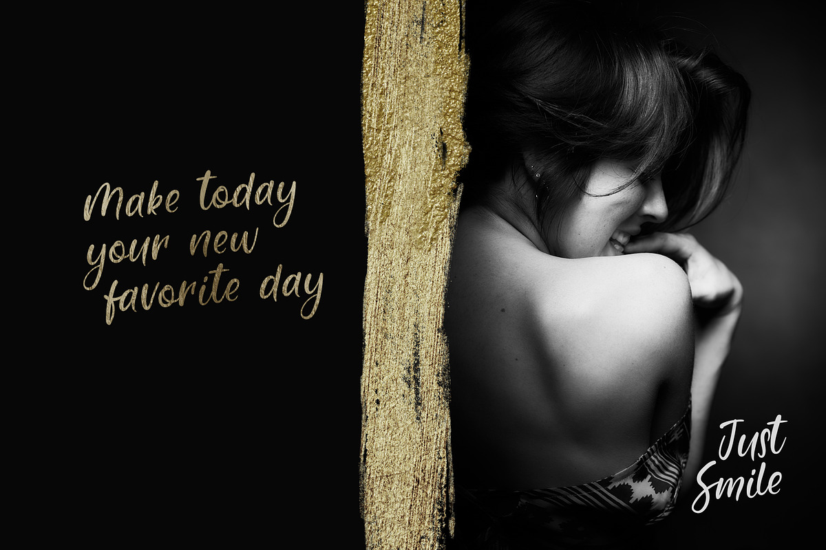 Jubilation. Handwritten Font, a Script Font by AnMark (Photo 9 of 9)