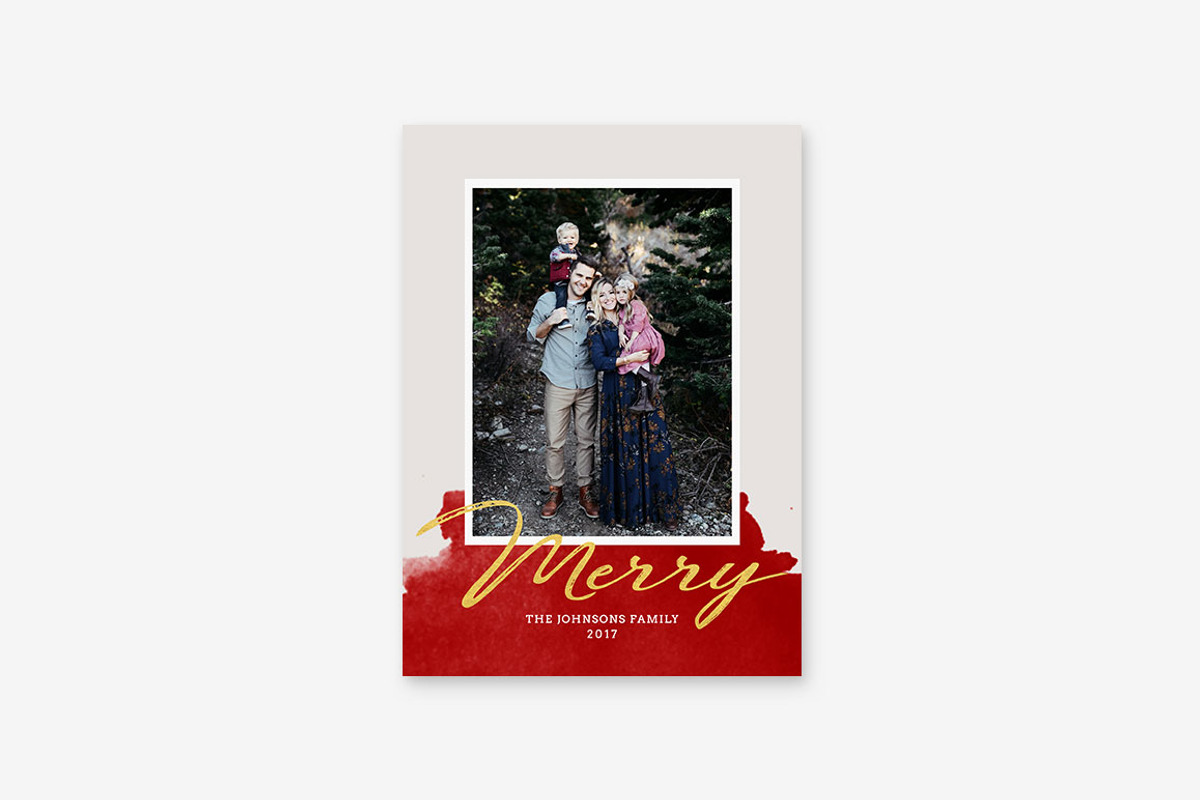 Merry Christmas Family Card - CD068, a Card Template by Salsal Design (Photo 2 of 3)