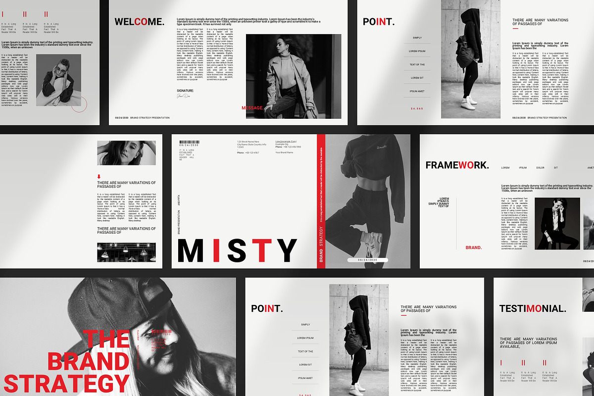 Brand Strategy Presentation Template, a Presentation Template by PrintIdea (Photo 3 of 8)