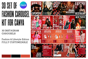 Carousel Template for Fashion Brands, a Social Media Template by thecyella.co (Thumbnail 1 of 7)