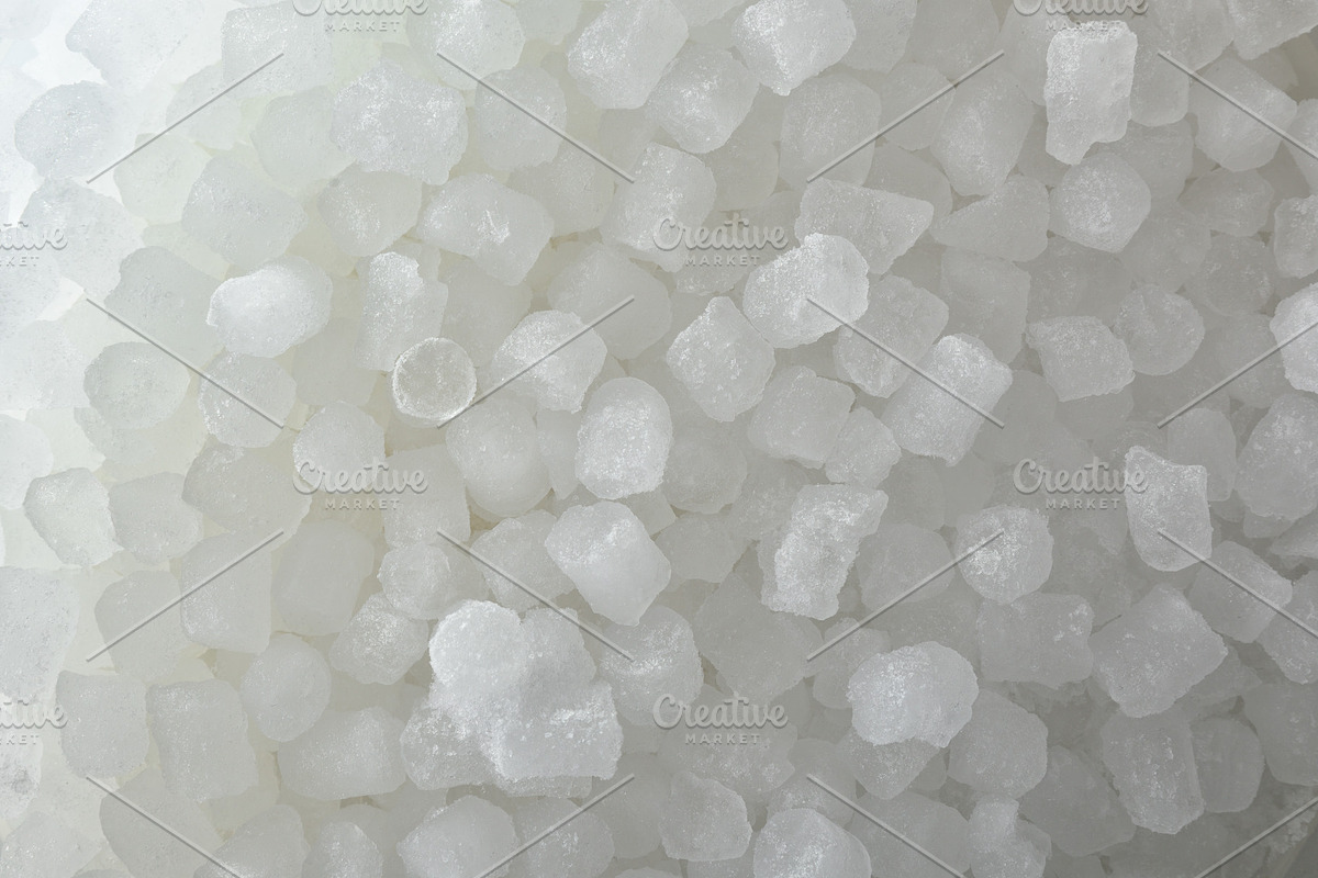 White background with a pile of small ice cubes top, a Food & Drink Photo by Davizro's Market (Photo 1 of 2)