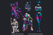 Arcade Gaming Character Cliparts, a Person Illustration by ThatsDesignArt (Thumbnail 2 of 10)