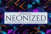 Neonized - Seamless Neon Patterns, a Pattern Graphic by Pixel Perfect Patterns (Thumbnail 1 of 12)