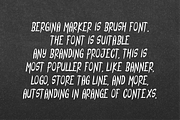Bergina Marker Font, a Handwritten Font by QR Design Studio (Thumbnail 2 of 6)