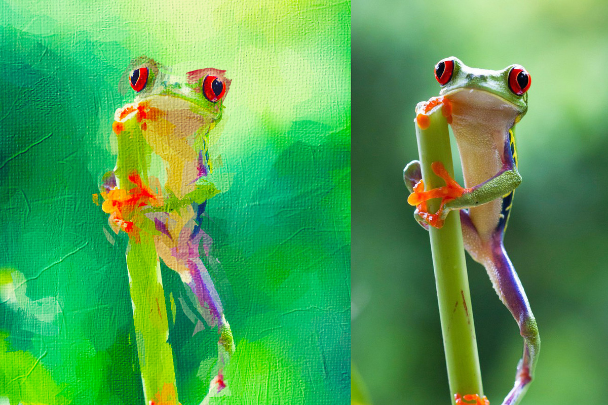 Canvas Oil Painting, an Action Add-On by MRI STUDIO (Photo 11 of 16)