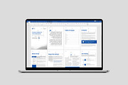 White Paper | MS Word & Indesign, a Brochure Template by azadcsstune (Thumbnail 4 of 15)