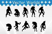 Werewolf SVG, Wolf, Werewolf SVG, an Object Graphic by VectorWorlds (Thumbnail 2 of 3)