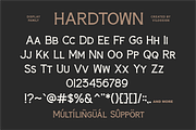 Hardtown a Vintage Sans Serif Font, a Sans Serif Font by Vilogsign (Thumbnail 7 of 9)