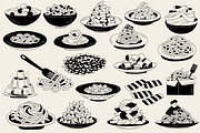 Pasta Lovers: 50 Food Illustrations, a Food Illustration by Veyla (Thumbnail 3 of 12)