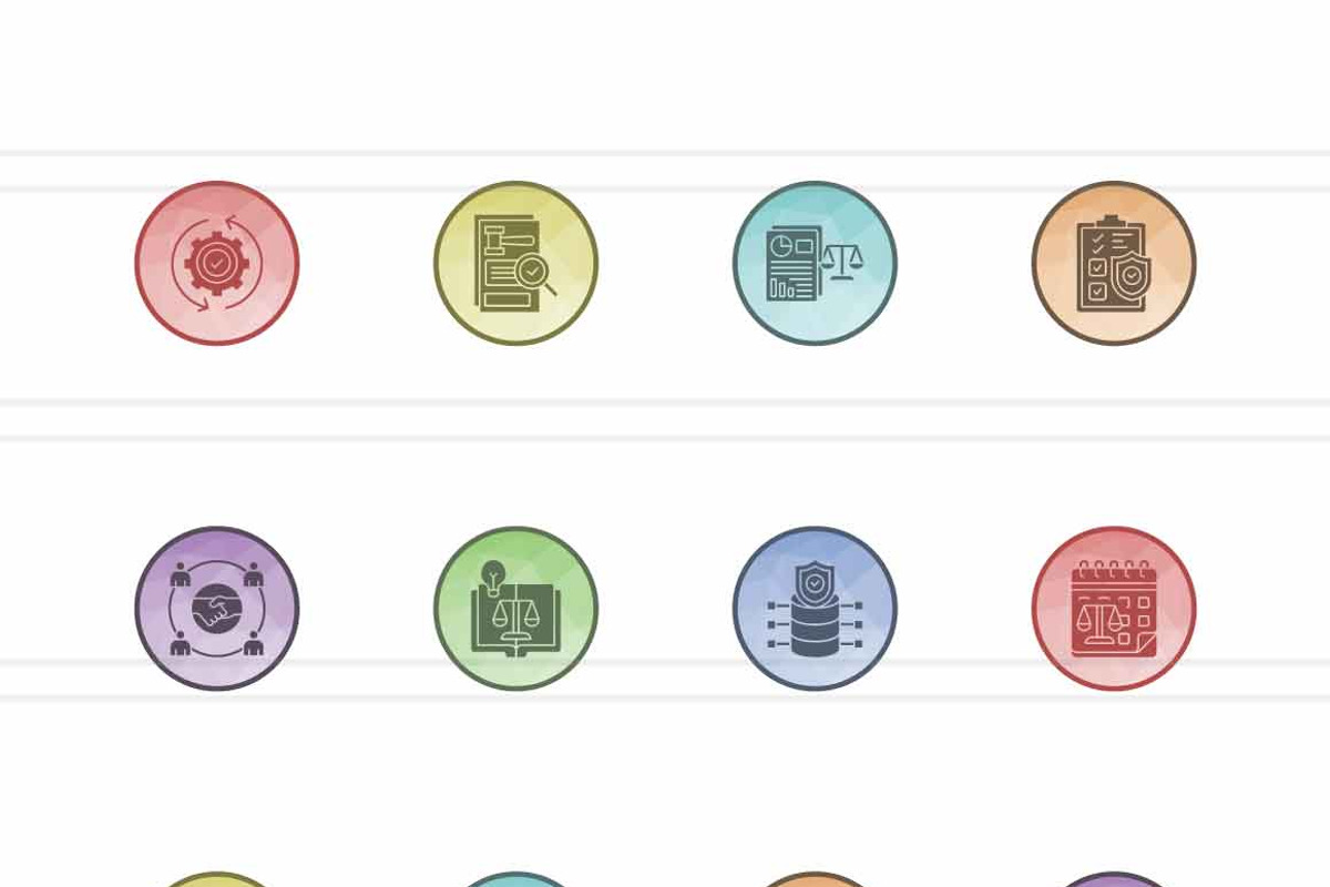 25 LegalTech & Compliance Icons, a Solid Icon by IconBunny (Photo 2 of 2)