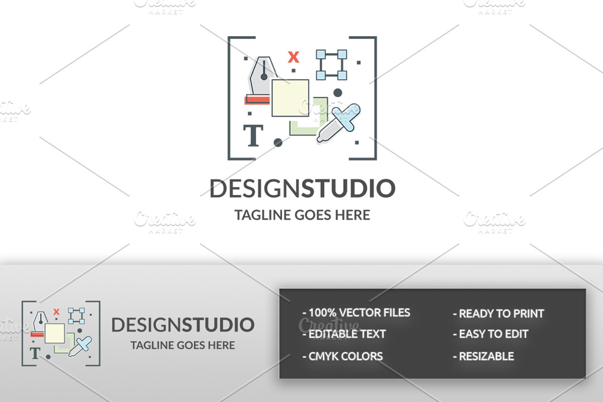Design Studio Logo, a Branding & Logo Template by Design_Planet