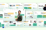 Clean Financial Pitch Deck Keynote, a Presentation Template by Loin Studio (Thumbnail 1 of 4)