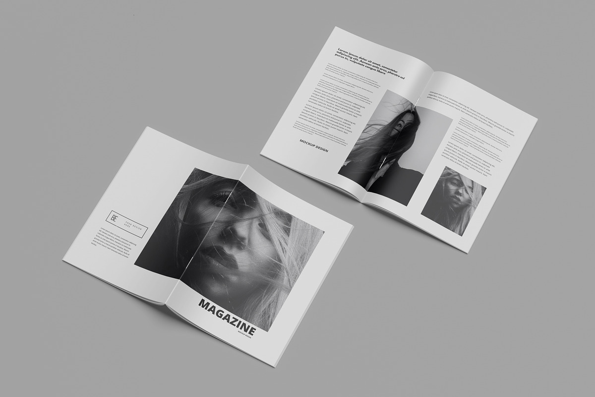 A4 Magazine Mockup, a Print Template by AKMAL STUDIO (Photo 10 of 14)