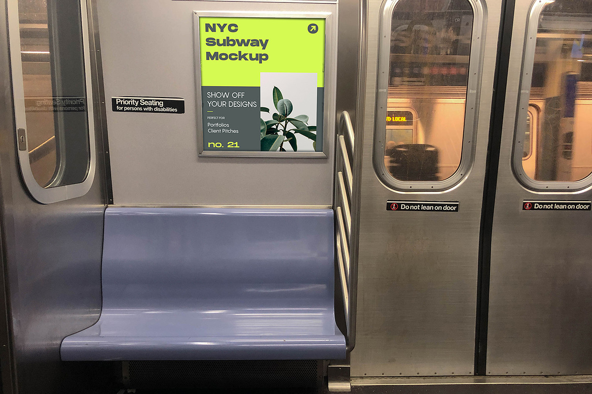 NYC Subway Mockup Bundle, an Advertising Mockup by NYC Billboard Mockups (Photo 20 of 21)