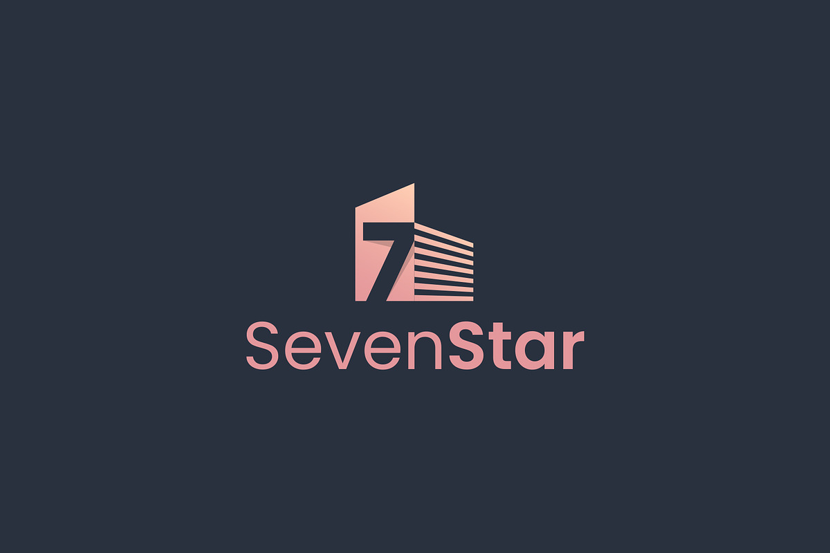 Letter Seven - Star Logo Template, a Branding & Logo Template by Graplick (Photo 8 of 9)