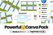 Mock-Up Pack v3 Canva Templates, a Social Media Template by Virall (Thumbnail 3 of 10)