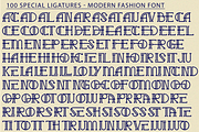 Modern Fashion Font, a Sans Serif Font by 177Studio (Thumbnail 7 of 8)