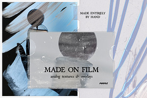 Made on Film: Textures & Overlays, a Texture Graphic by Purple